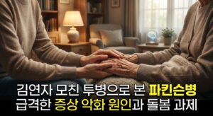 김연자 모친 투병으로 본 파킨슨병 급격한 증상 악화 원인과 돌봄 과제