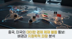 중국, 미국의 대이란 경제 제재 불참 통보: 배경과 지정학적 파장 분석