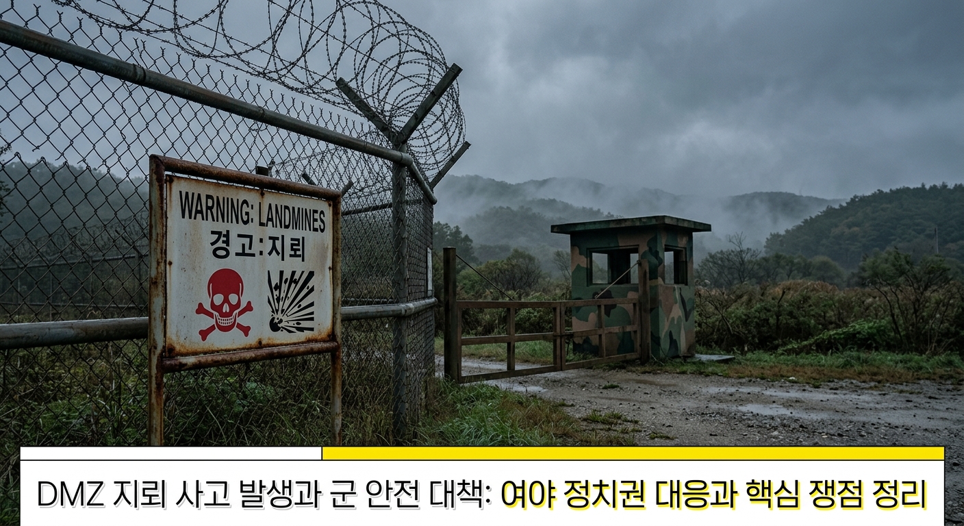DMZ 지뢰 사고 발생과 군 안전 대책: 여야 정치권 대응과 핵심 쟁점 정리