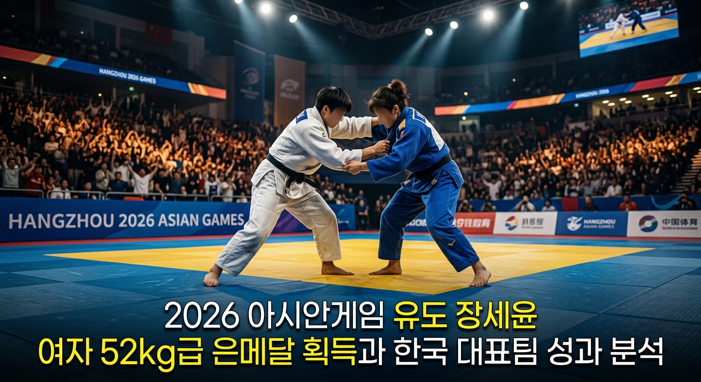 2026 아시안게임 유도 장세윤 여자 52kg급 은메달 획득과 한국 대표팀 성과 분석