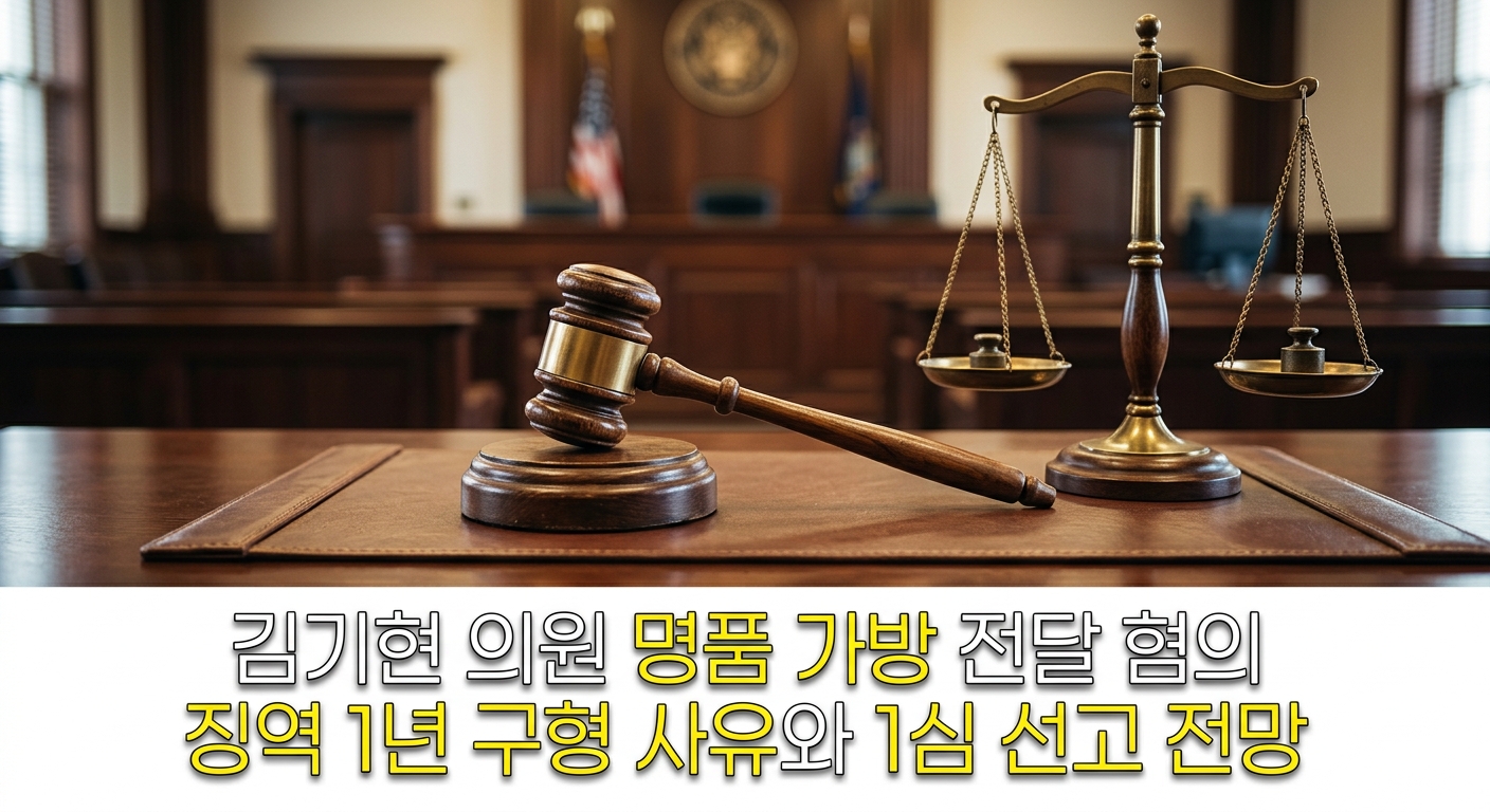 김기현 의원 명품 가방 전달 혐의 징역 1년 구형 사유와 1심 선고 전망