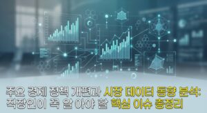 주요 경제 정책 개편과 시장 데이터 동향 분석: 직장인이 꼭 알아야 할 핵심 이슈 총정리