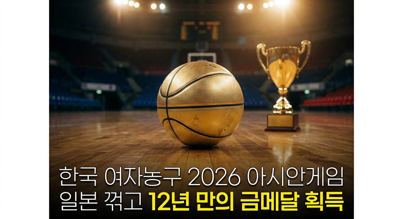 한국 여자농구 2026 아시안게임 일본 꺾고 12년 만의 금메달 획득