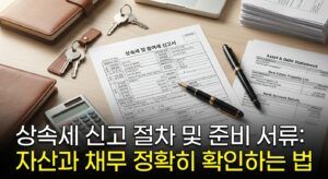 상속세 신고 절차 및 준비 서류: 자산과 채무 정확히 확인하는 법