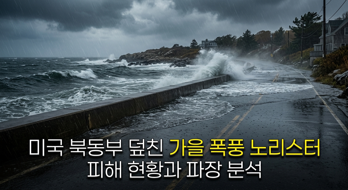미국 북동부 덮친 가을 폭풍 노리스터 피해 현황과 파장 분석