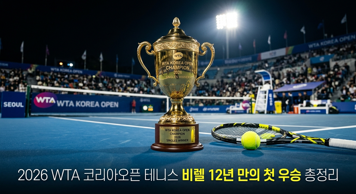 2026 WTA 코리아오픈 테니스 비렐 12년 만의 첫 우승 총정리