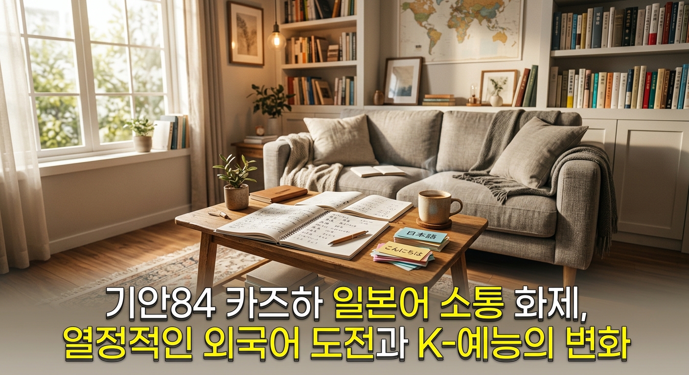 기안84 카즈하 일본어 소통 화제, 열정적인 외국어 도전과 K-예능의 변화