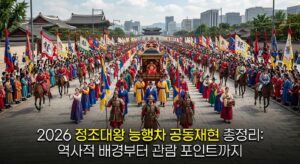 2026 정조대왕 능행차 공동재현 총정리: 역사적 배경부터 관람 포인트까지