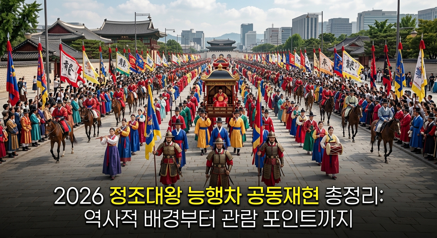 2026 정조대왕 능행차 공동재현 총정리: 역사적 배경부터 관람 포인트까지