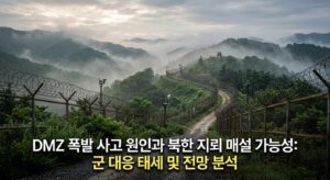 DMZ 폭발 사고 원인과 북한 지뢰 매설 가능성: 군 대응 태세 및 전망 분석