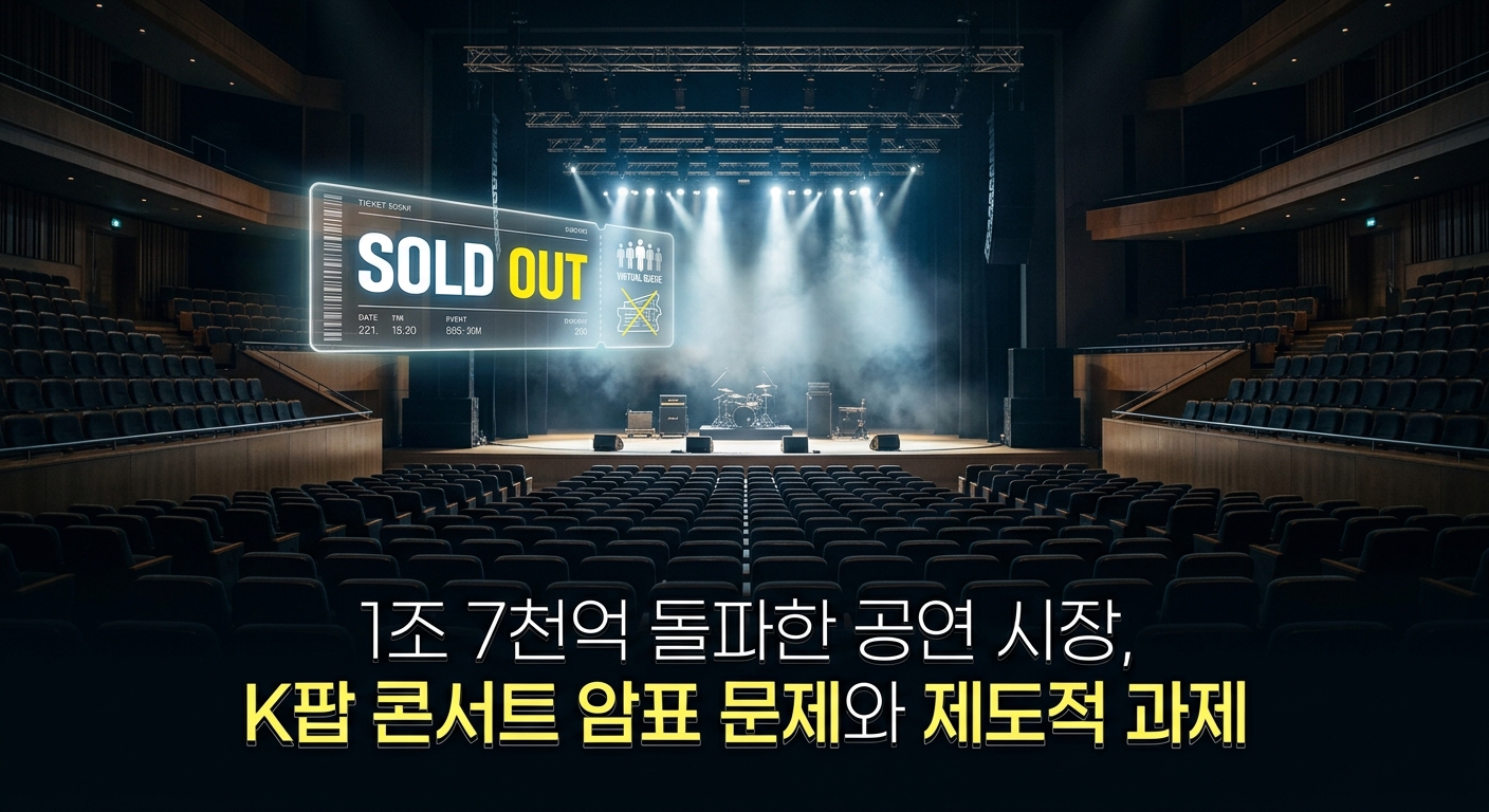1조 7천억 돌파한 공연 시장, K팝 콘서트 암표 문제와 제도적 과제