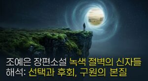 조예은 장편소설 녹색 절벽의 신자들 해석: 선택과 후회, 구원의 본질