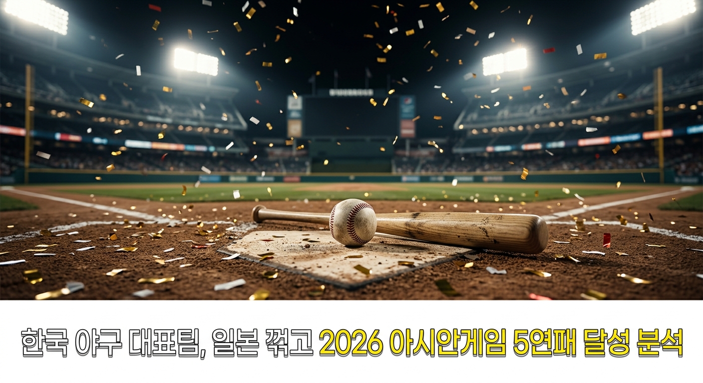 한국 야구 대표팀, 일본 꺾고 2026 아시안게임 5연패 달성 분석