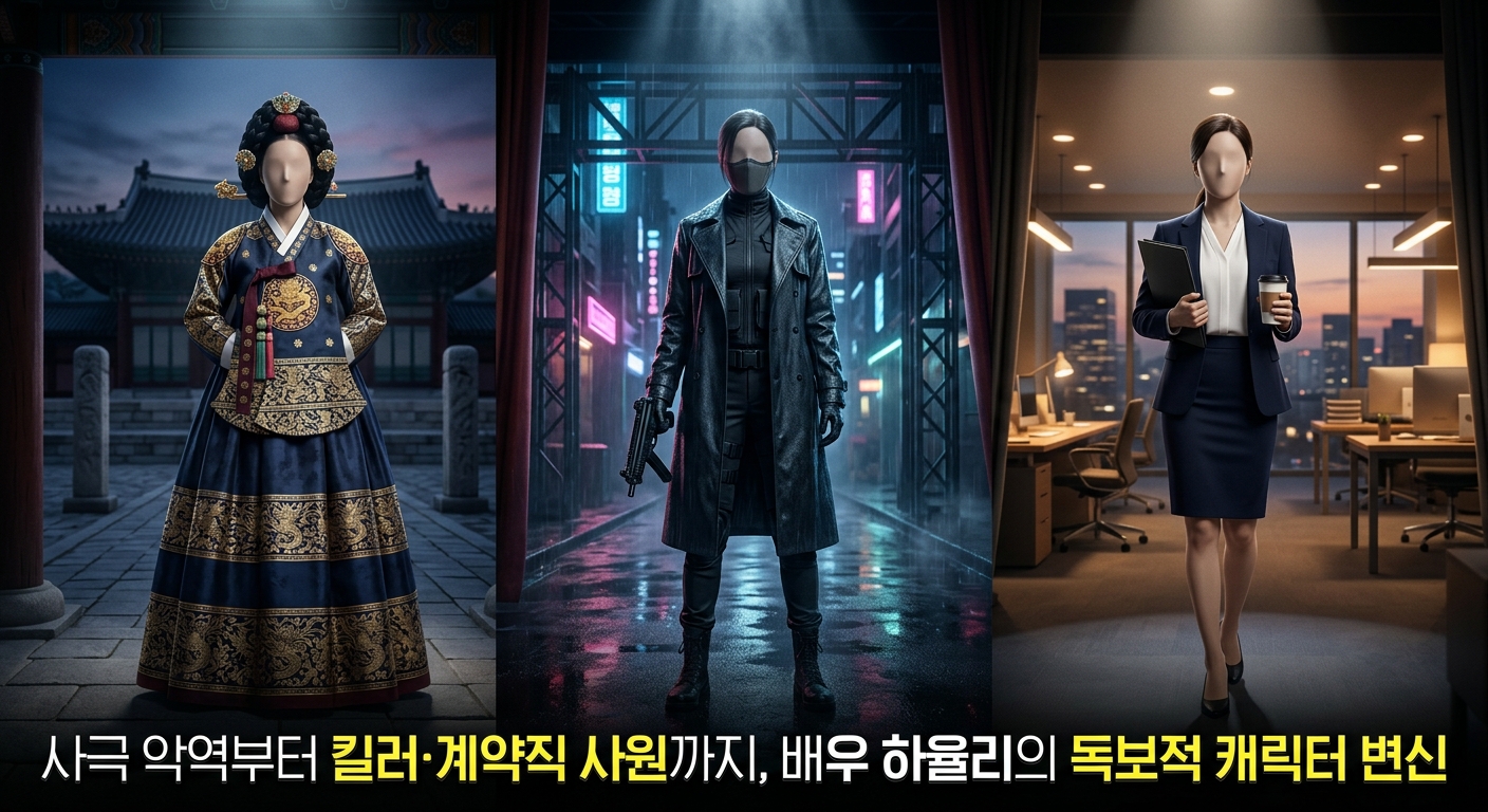 사극 악역부터 킬러·계약직 사원까지, 배우 하율리의 독보적 캐릭터 변신
