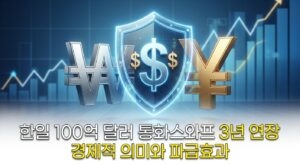 한일 100억 달러 통화스와프 3년 연장 합의, 경제적 의미와 파급효과