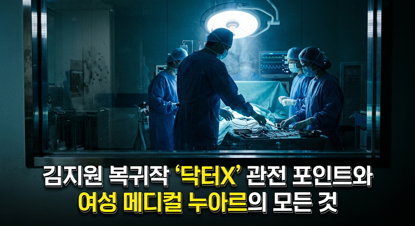 김지원 복귀작 '닥터X' 관전 포인트와 여성 메디컬 누아르의 모든 것