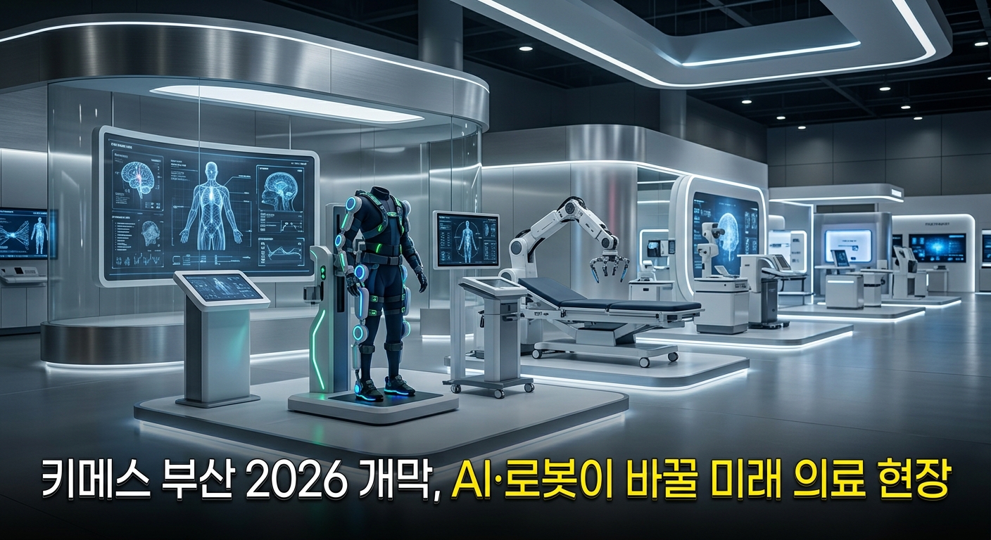 키메스 부산 2026 개막, AI·로봇이 바꿀 미래 의료 현장