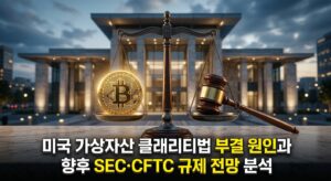 미국 가상자산 클래리티법 부결 원인과 향후 SEC·CFTC 규제 전망 분석