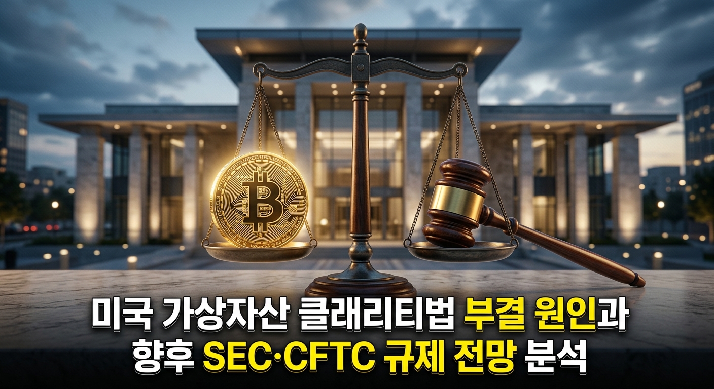 미국 가상자산 클래리티법 부결 원인과 향후 SEC·CFTC 규제 전망 분석