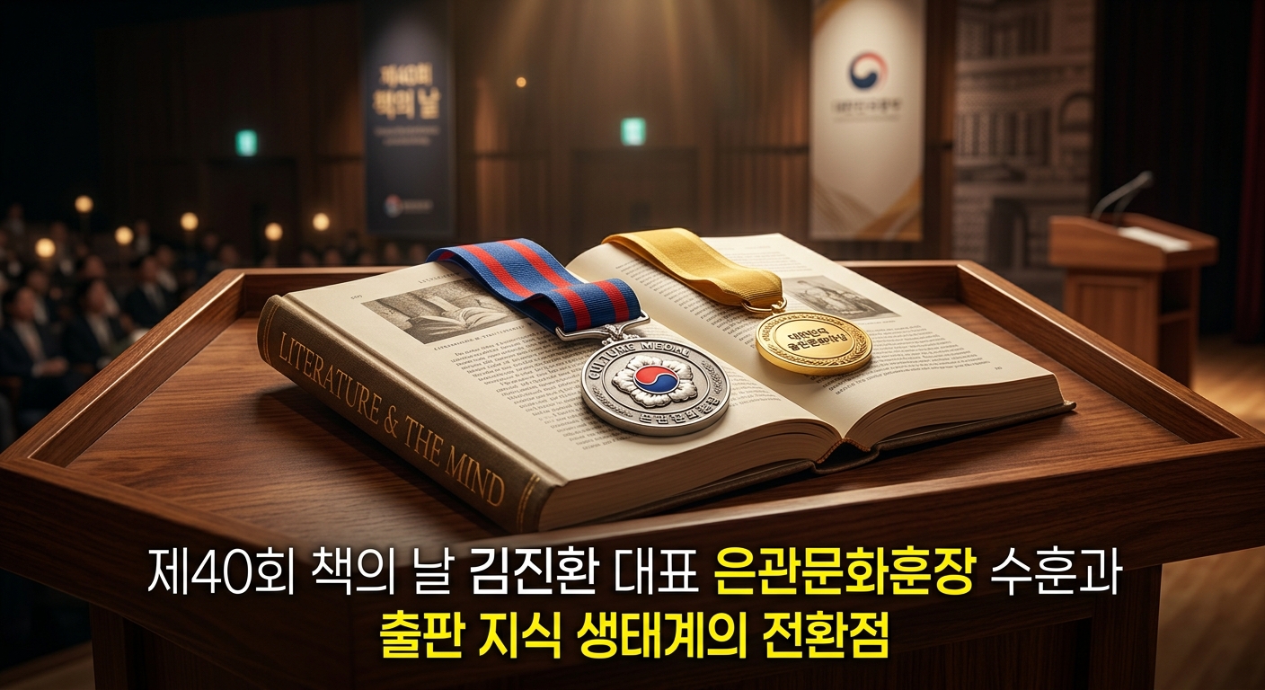 제40회 책의 날 김진환 대표 은관문화훈장 수훈과 출판 지식 생태계의 전환점