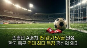 손흥민 A매치 151경기 59골 달성, 한국 축구 역대 최다 득점 경신의 의미