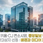 다우키움·CJ 컨소시엄, 중앙일보 인수 우선협상대상자 선정: 배경과 미디어 파급효과