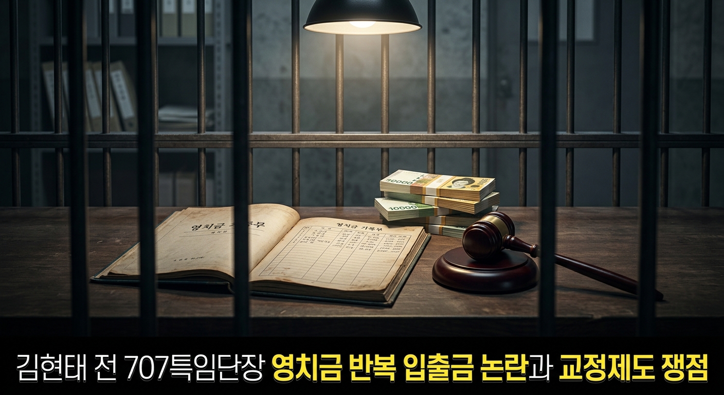 김현태 전 707특임단장 영치금 반복 입출금 논란과 교정 제도 쟁점