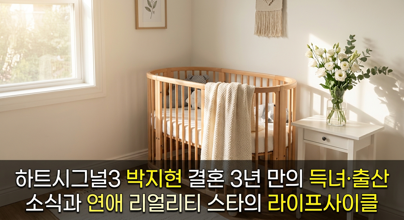 하트시그널3 박지현 결혼 3년 만의 득녀·출산 소식과 연애 리얼리티 스타의 라이프사이클